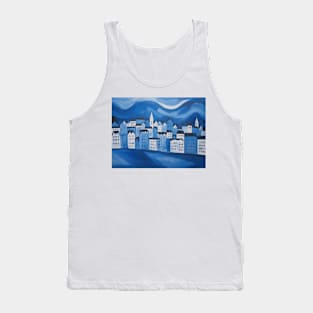 Oslo in Picasso's Blue Period style Tank Top